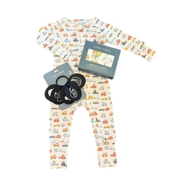 Loulou Lollipop Other - NWT Loulou Lollipop Set Sleeper, Wash Cloths Set, Silicone Flashcard Teether Set